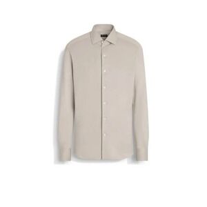 Ermenegildo zegna silk and linen Button Down Dress, Casual Shirt. NWT $950 XXL